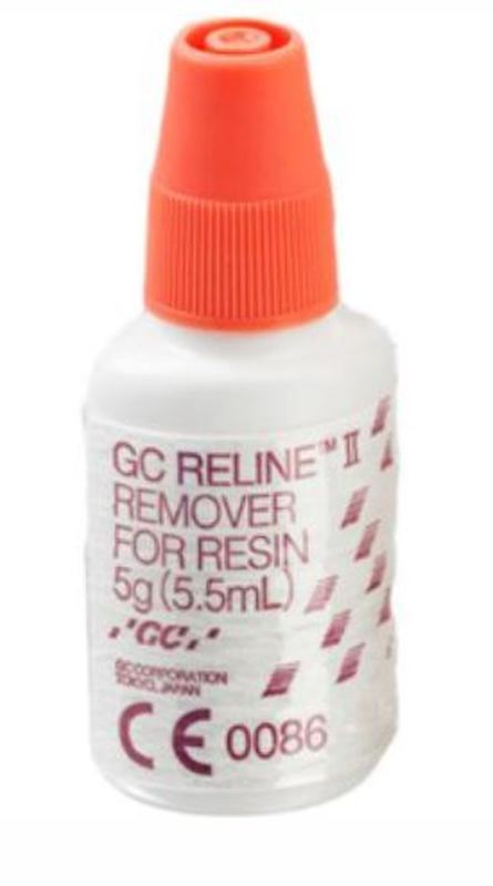 Reline ii remover for resin liquid