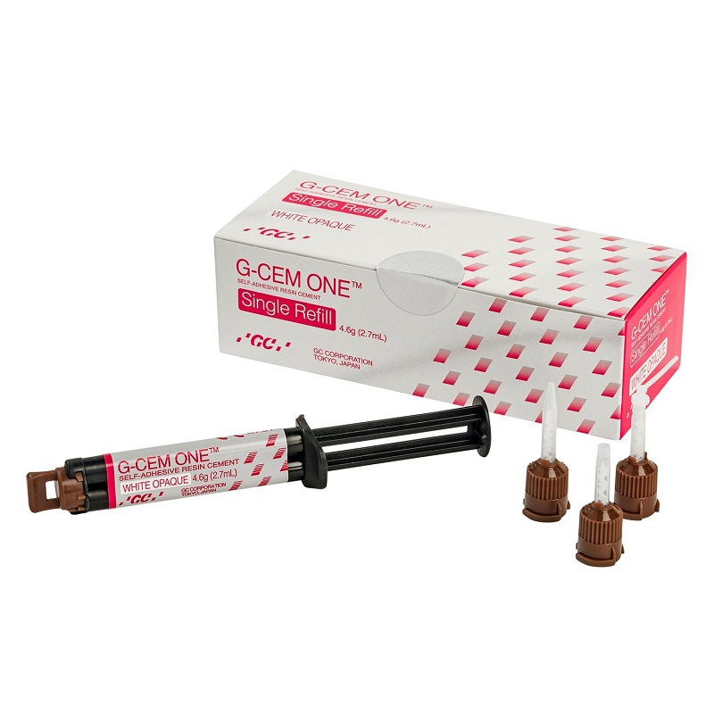 G-cem one single refill white opaque