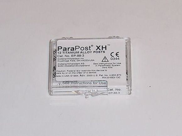 Parapost xh titanium alloy posts p88-3 0.90mm