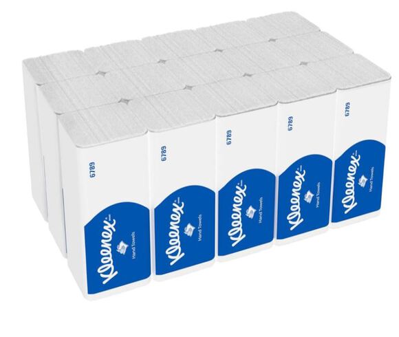 Kleenex handdoeken 2-laags v-vouw 21x21,5cm