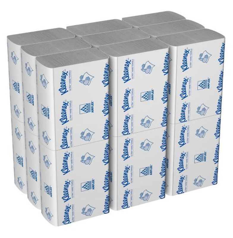 Kleenex ultra handdoeken gevouwen 2l 24,1x19,1cm