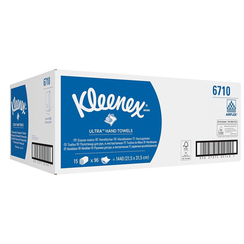 Kleenex handdoeken 3-laags 21,5x31,5cm