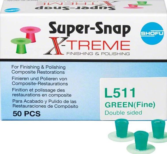 Super-snap x-treme l511 groen fijn / polishing