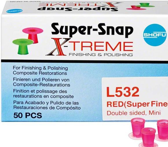 Super-snap x-treme l532 rood superfijn / polishing