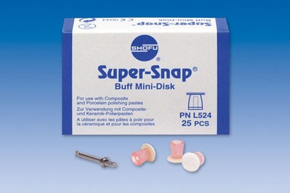 Super-snap l524 buff minidisk + 1 mandrel