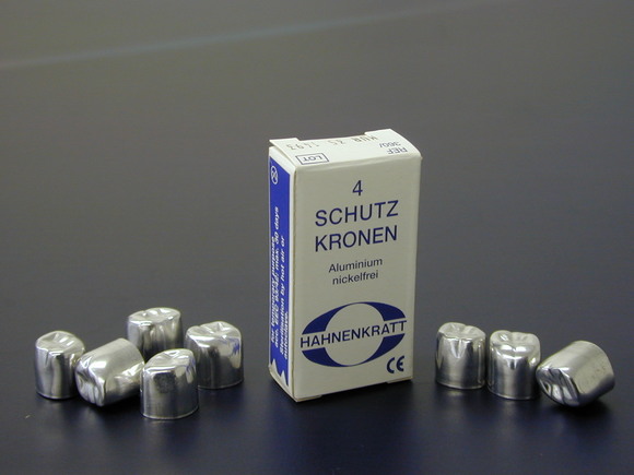 Aluminium kronen zilverkleurig zacht bu1