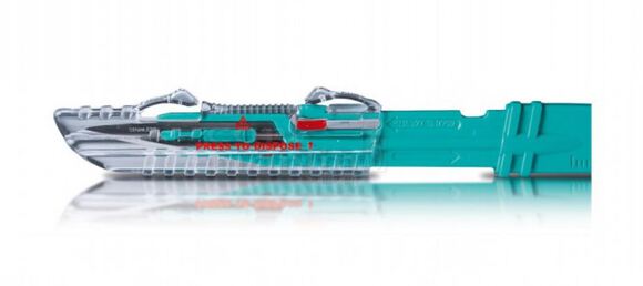 Carl martin disp. safety scalpels met heft 872s/10