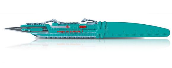 Carl martin disp. safety scalpels met heft 872s/11