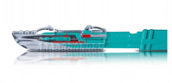Carl martin disp. safety scalpels met heft 872s/15