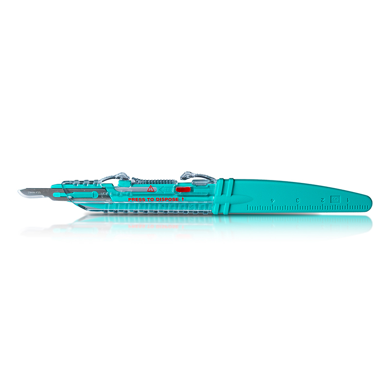 Carl martin disp. safety scalpels met heft 872s/15