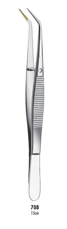 Carl martin pincet met diamanten tips 15cm 708