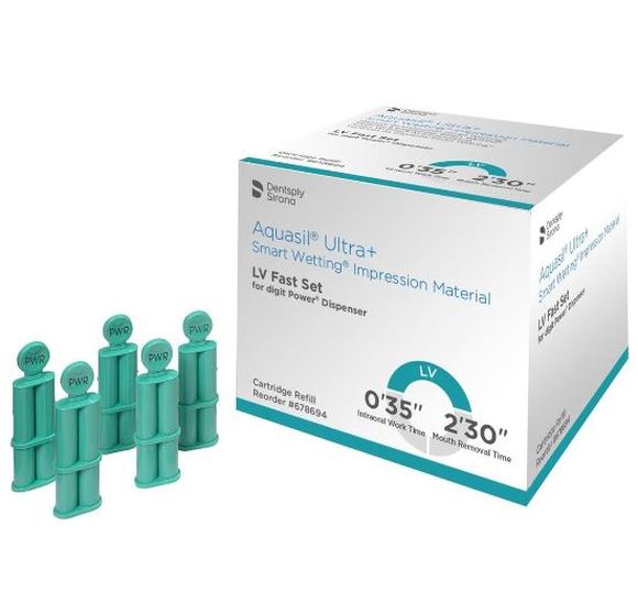 Aquasil ultra+ lv digit power cartridge fast set