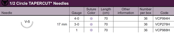 Vicryl plus 3-0 / v-5 17mm naald 70cm / vcp276h
