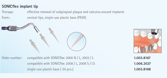 Sonicflex implant tip refill