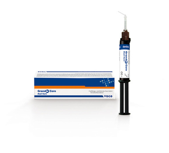 Grandio core dual cure quickmix wit + tips