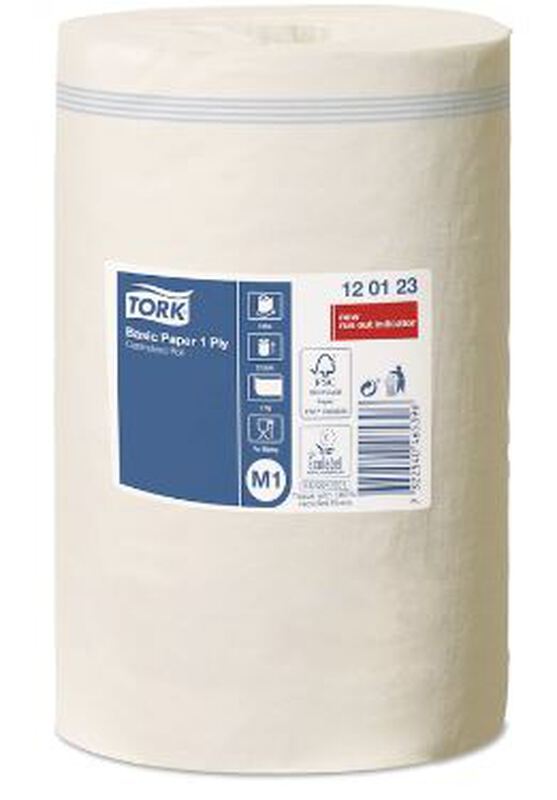 Tork basic rol poetspapier 1l (21,5cm breed) m1
