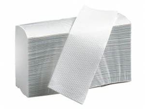 handdoekjes i-vouw 2lgs wit 20x200st (205x240mm) prime source