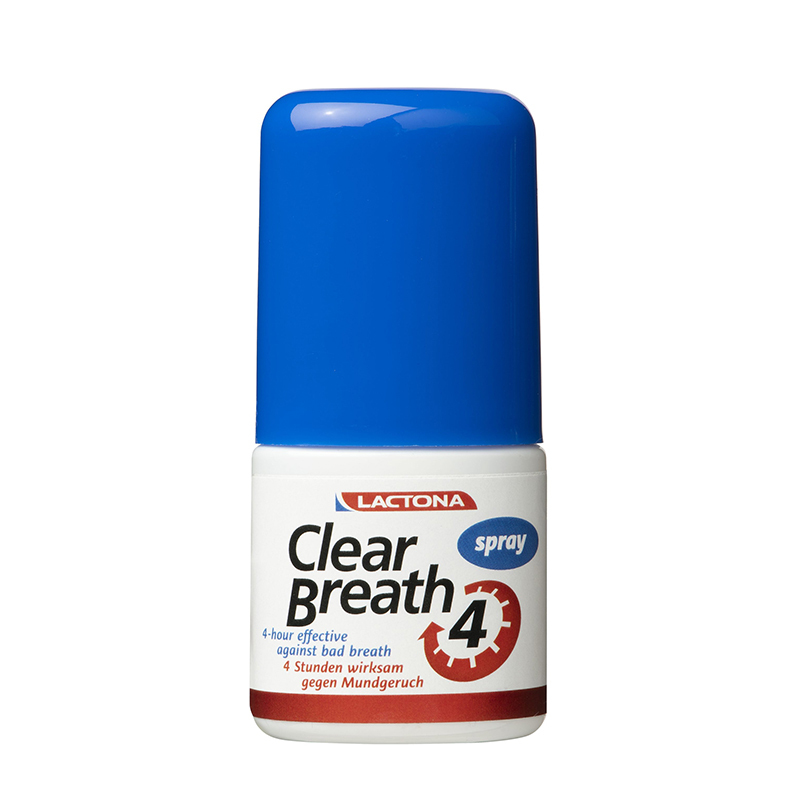 Lactona clear breath spray voor een frisse adem