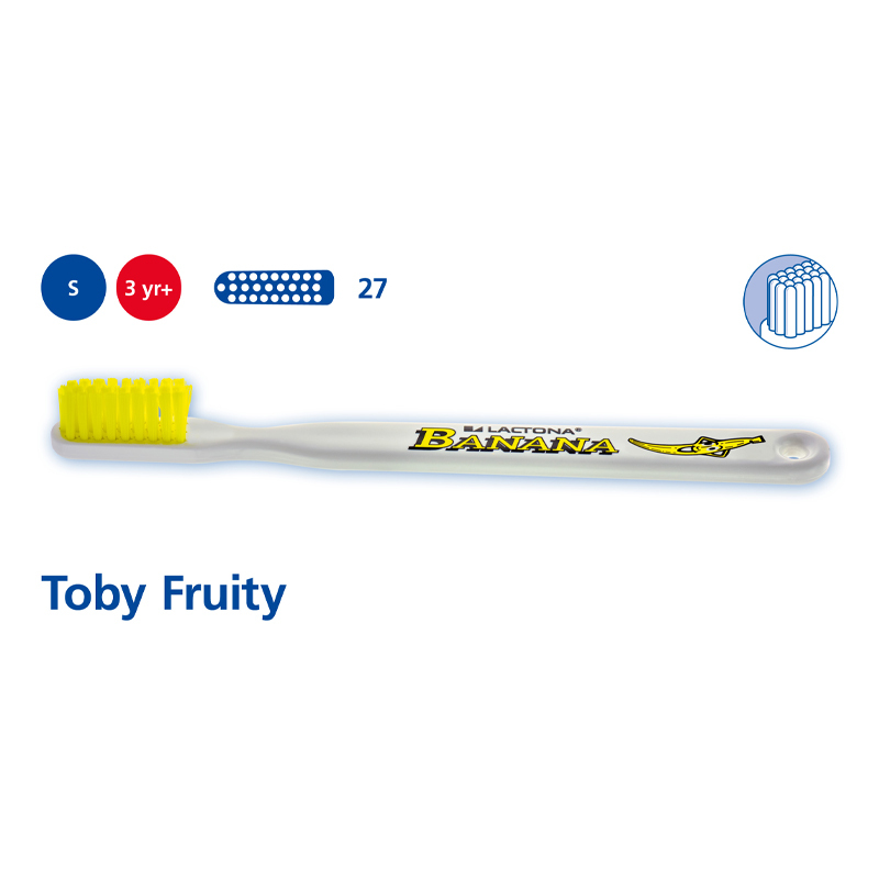 Lactona tandenborstel toby fruity(13cm)