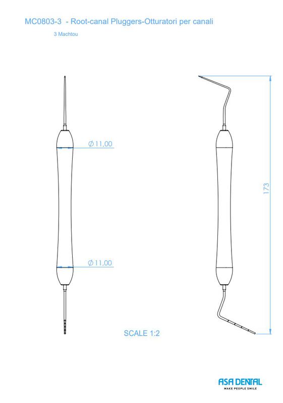 Asa plugger spreader machtou fig.3 blauw