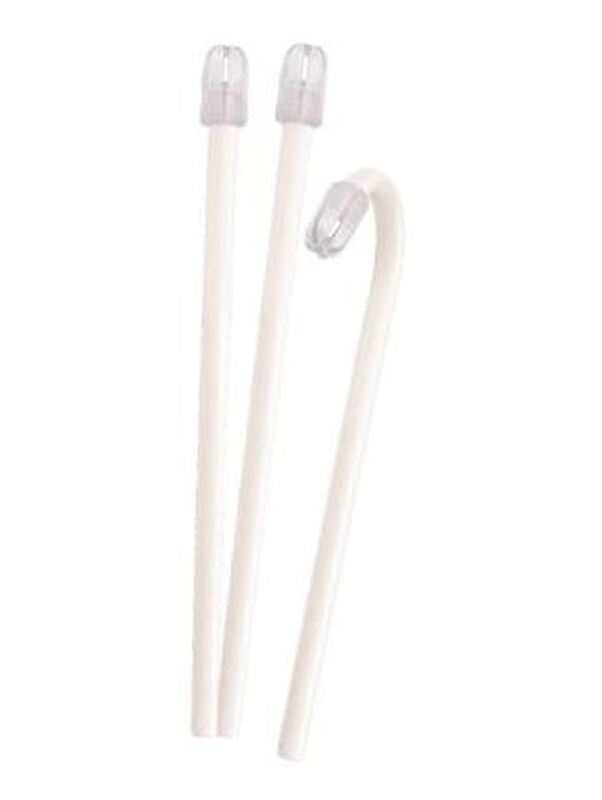 Asa soft tip speekselzuigers wit/clear losse dop