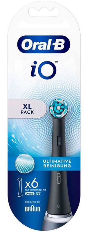 Oral-b io ultimate clean zwart opzetborstels
