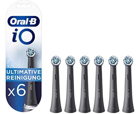 Oral-b io ultimate clean zwart opzetborstels