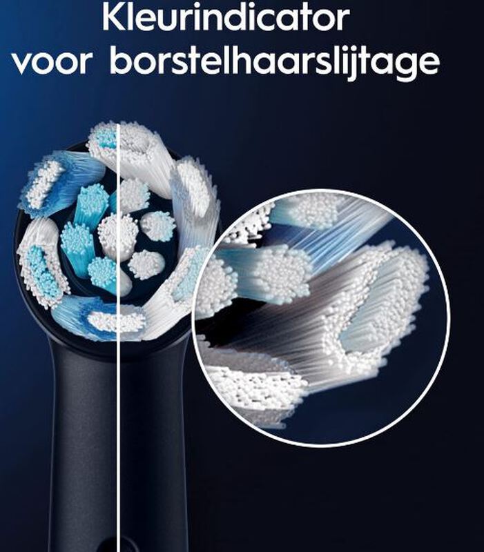 Oral-b io ultimate clean zwart opzetborstels