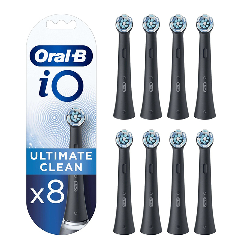 Oral-b io ultimate clean zwart opzetborstels