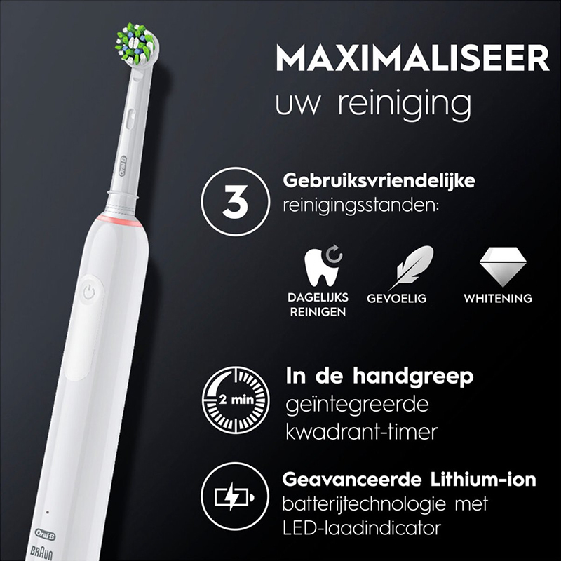 Oral-b pro 3 3500 elektr. tandenborstel wit