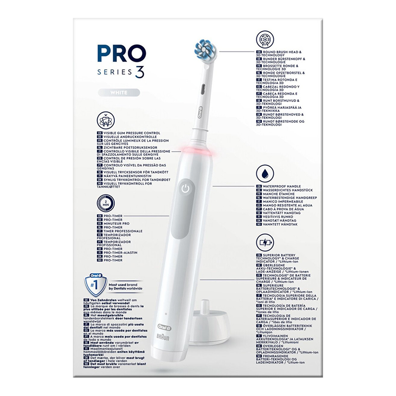 Oral-b pro 3 3500 elektr. tandenborstel wit