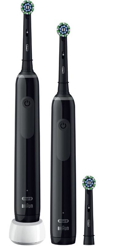 Oral-b pro 3 3900 duo-pack zwart+zwart