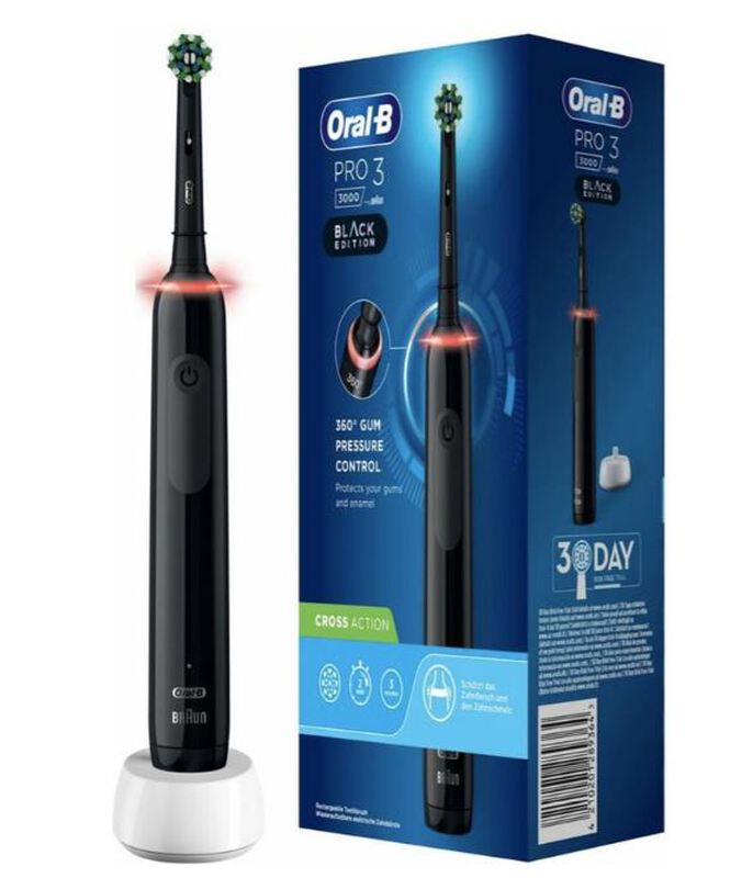 Oral-b pro 3 3000 crossaction black edition