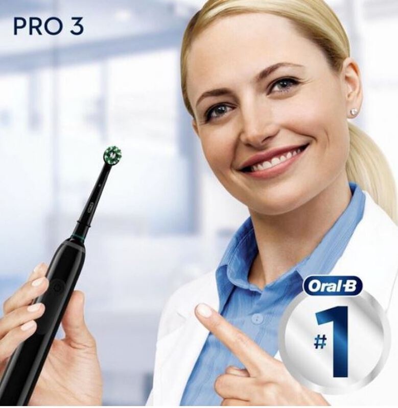 Oral-b pro 3 3000 crossaction black edition