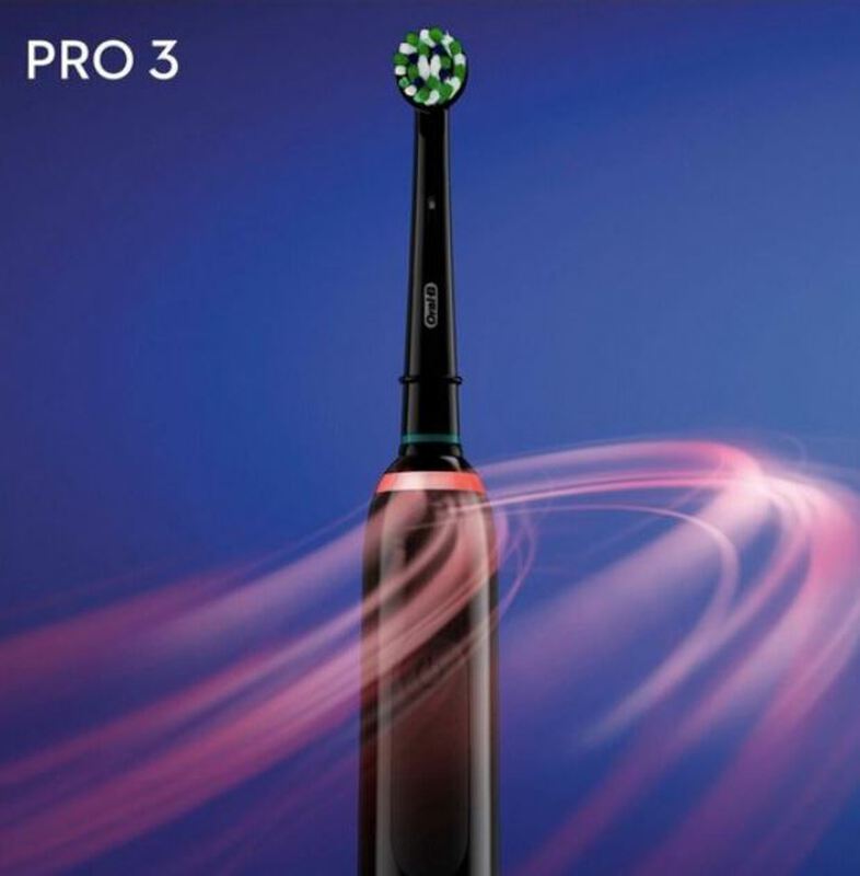 Oral-b pro 3 3000 crossaction black edition