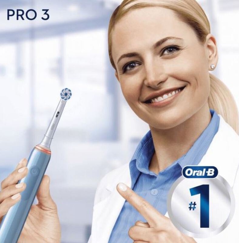 Oral-b pro 3 3000 crossaction blauw