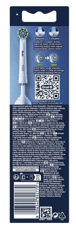 Oral-b pro cross action wit opzetborstels