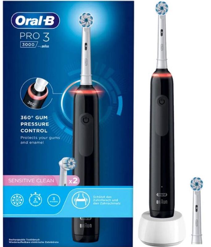 Oral-b pro 3 3000 elektr. tandenborstel zwart