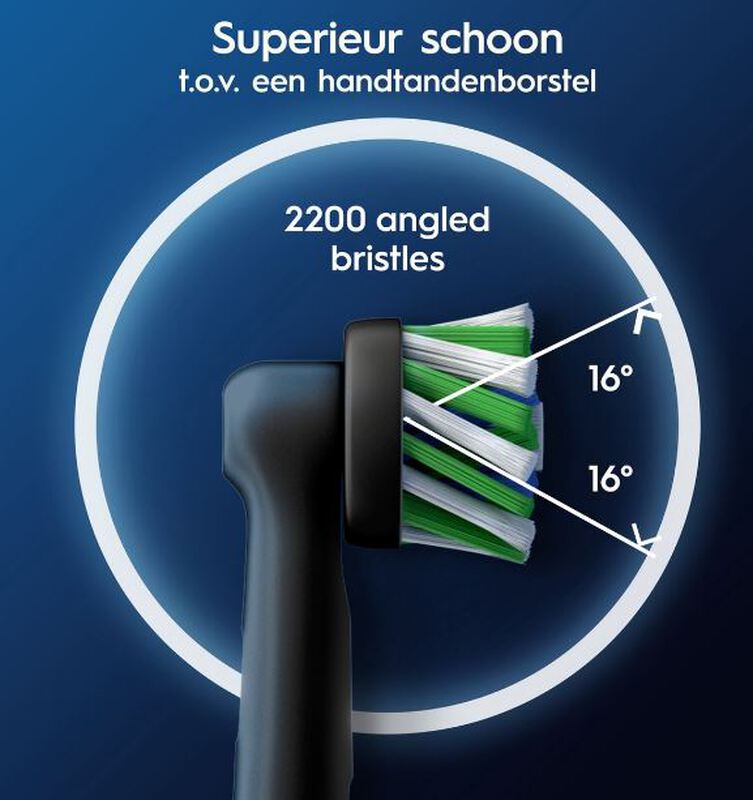 Oral-b pro cross action zwart opzetborstels