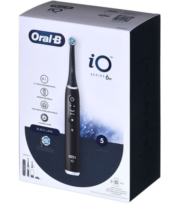 Oral-b io 6 black lava elektrische tandenborstel