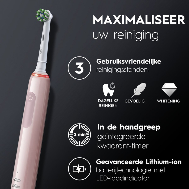 Oral-b pro series 1 elektr. tandenborstel roze