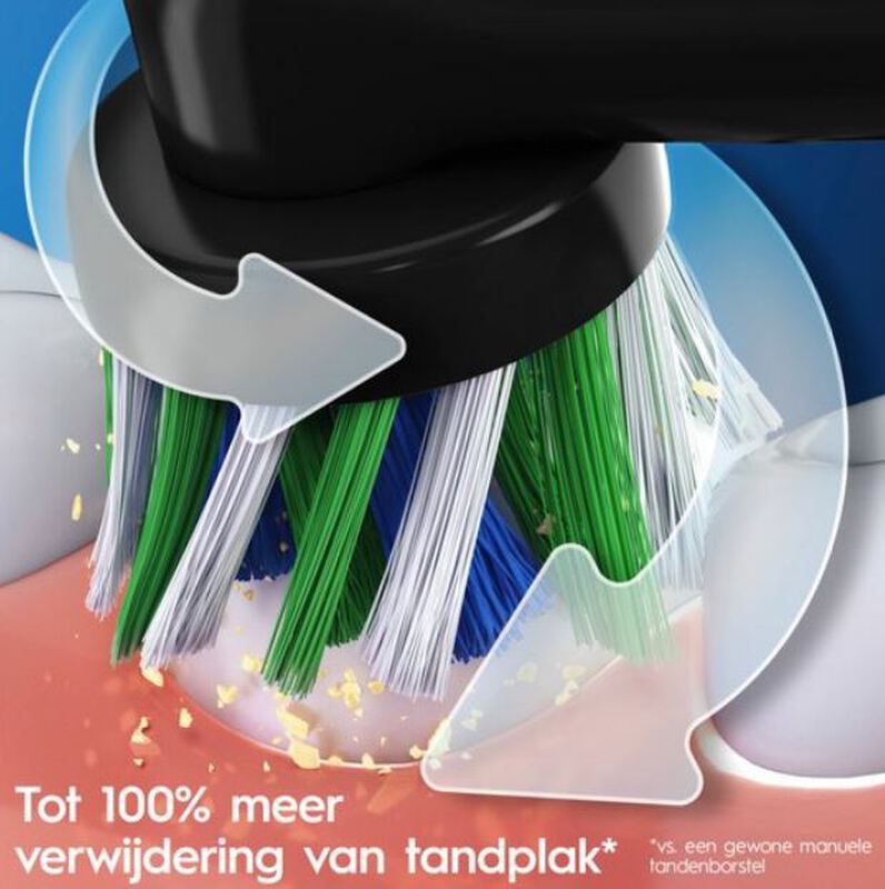 Oral-b vitality pro protect x clean zwart