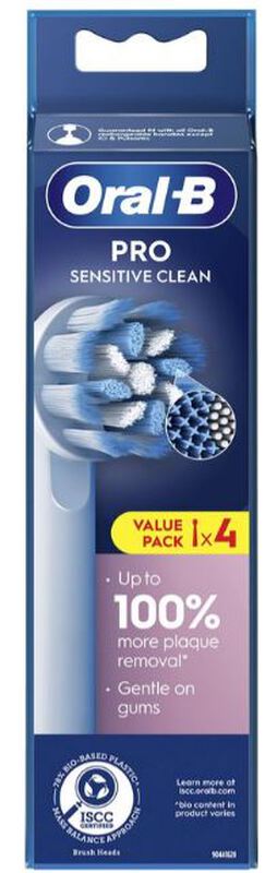 Oral-b pro sensitive clean eb60x-4 opzetborstels