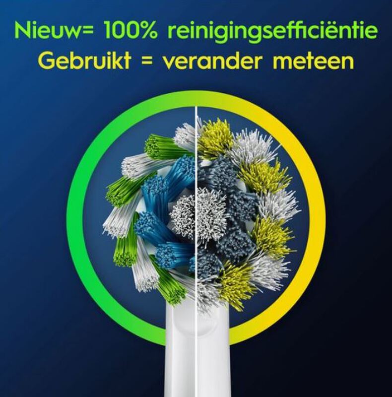 Oral-b pro cross action wit opzetborstels