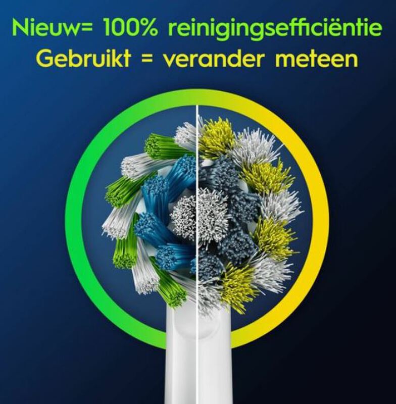 Oral-b pro cross action wit opzetborstels