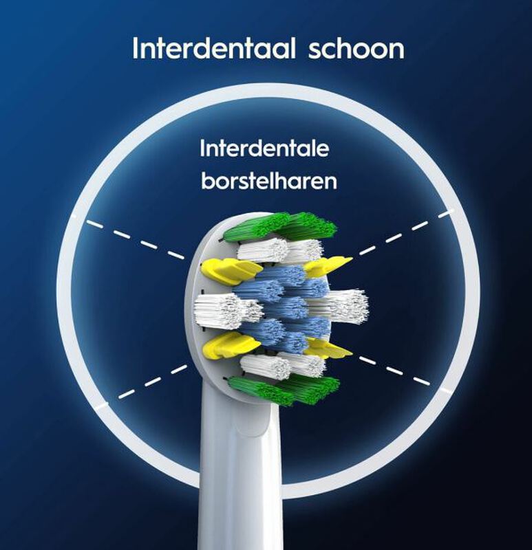 Oral-b pro floss action wit opzetborstels