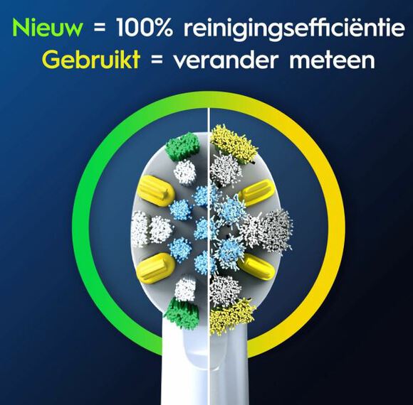 Oral-b pro floss action wit opzetborstels