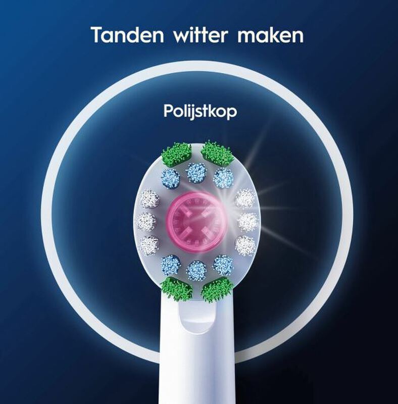 Oral-b 3d white pro opzetborstels cleanmaximiser