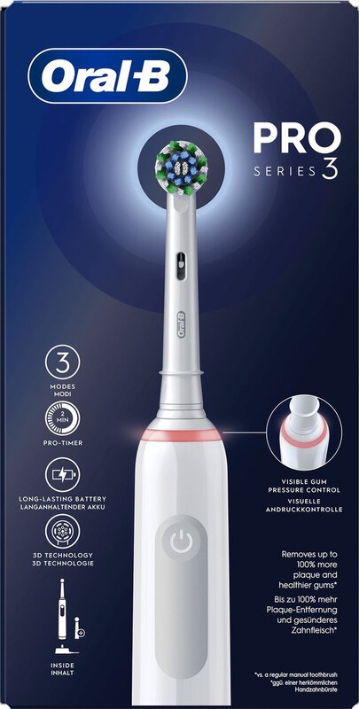 Oral-b pro 3 3000 elektrische tandenborstel wit