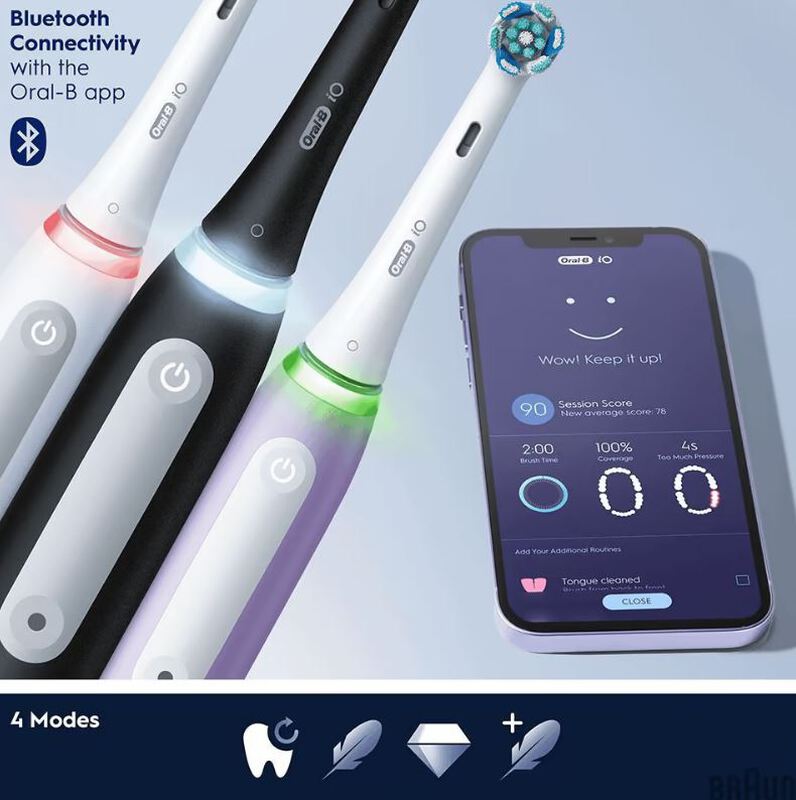 Oral-b io 4 elektrische t.b. lavendel + travelcase